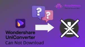Warum Wondershare UniConverter nicht herunterladen kann und wie man es behebt